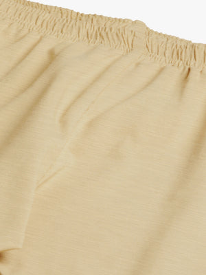 Bella Couture Summer Leggings For Ladies-Golden-SP2044