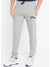 Drift King Slim Fit Terry Fleece Jogger Trouser For Men-Grey Melange-SP972
