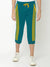 Summer Jersey Terry Slim Fit Bermuda Short For Men-Dark Cyan with Stripes-SP1769/RT2430