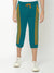 Summer Jersey Terry Slim Fit Bermuda Short For Men-Dark Cyan with Stripes-SP1807/RT2439