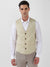 NXT Traditional Summer Waistcoat For Men-Wheat-SP2850