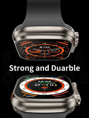 S9 Ultra Smart Watch Series with 3 Stripes-Orange-BR685