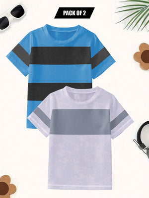 Pack Of 2 Single Jersey Tee Shirt For Kids