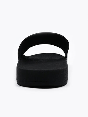 Black Camel Stylish Design Soft Slides-Black-AZ29