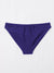 New stylish Crinkled Satin Bikini Bottom For Ladies-Purple-BR702