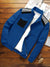 Louis Vicaci Fleece Stylish Zipper Mock Neck For Men-Blue-SP1436