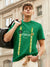 Holiday Time Single Jersey Crew Neck Tee Shirt For Men-Green-SP1737/RT2426
