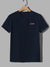 Nxt Single Jersey Crew Neck Tee Shirt For Men-Navy-SP3041