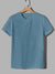 Nxt Single Jersey Crew Neck Tee Shirt For Men-Blue-SP3143