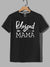 Celeb Single Jersey Crew Neck Tee Shirt For Men-Black with Print-SP3038