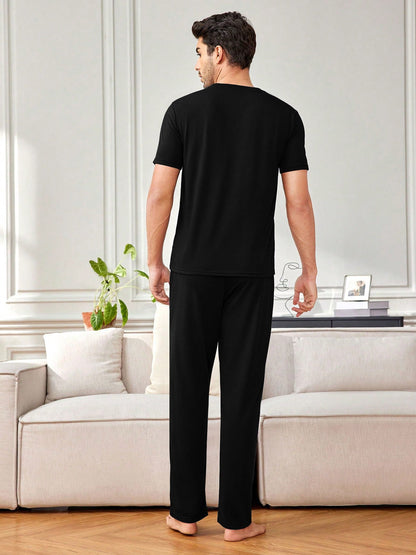 Louis Vicaci Summer Active Wear Tracksuit For Men-Black with Green Panels-SP1835/RT2453