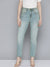 Colin's Slim Fit Non Stretch Denim For Ladies-Light Blue Faded-SP2657