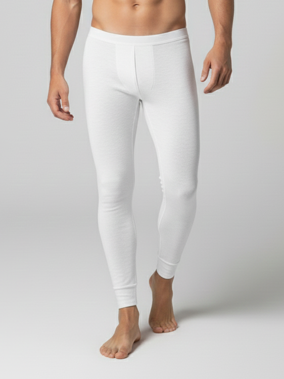 Thermal Warmer Trouser For Men-White-TVS05