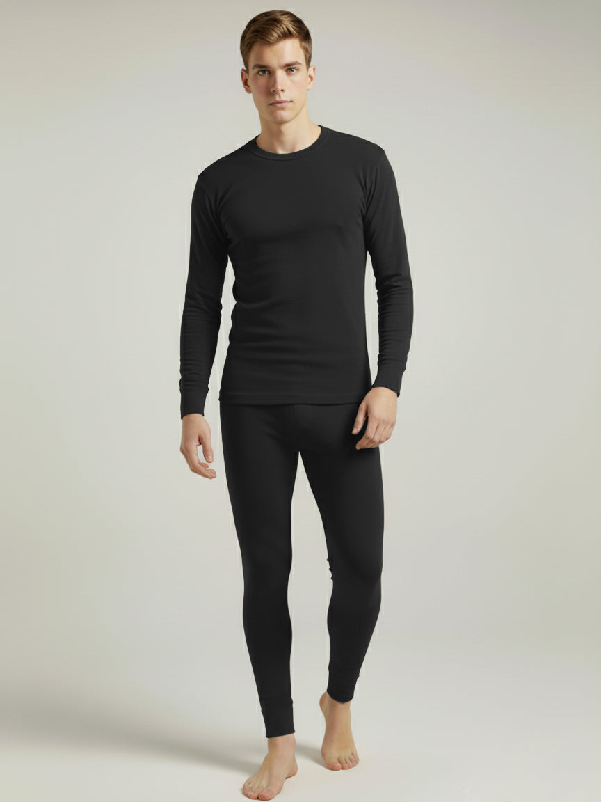 VZV Warmer Suit For Men-Black-VZV12