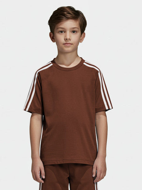 Ads Summer T Shirt For Kids-Dark Brown-NSK14