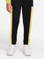 Next Fleece Regular Fit Trouser For Kids-Black & Yellow-SP989