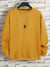 Next Fleece Crew Neck Sweatshirt For Men-Yellow-SP3364