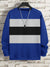 Next Terry Fleece Crew Neck Sweatshirt For Men-Dark Blue With Pannel-SP3363