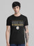 47 Single Jersey Crew Neck Tee Shirt For Men-Black with Print-SP1961