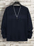 NYP Fleece Crew Neck Sweatshirt For Men-Dark Navy-SP3369