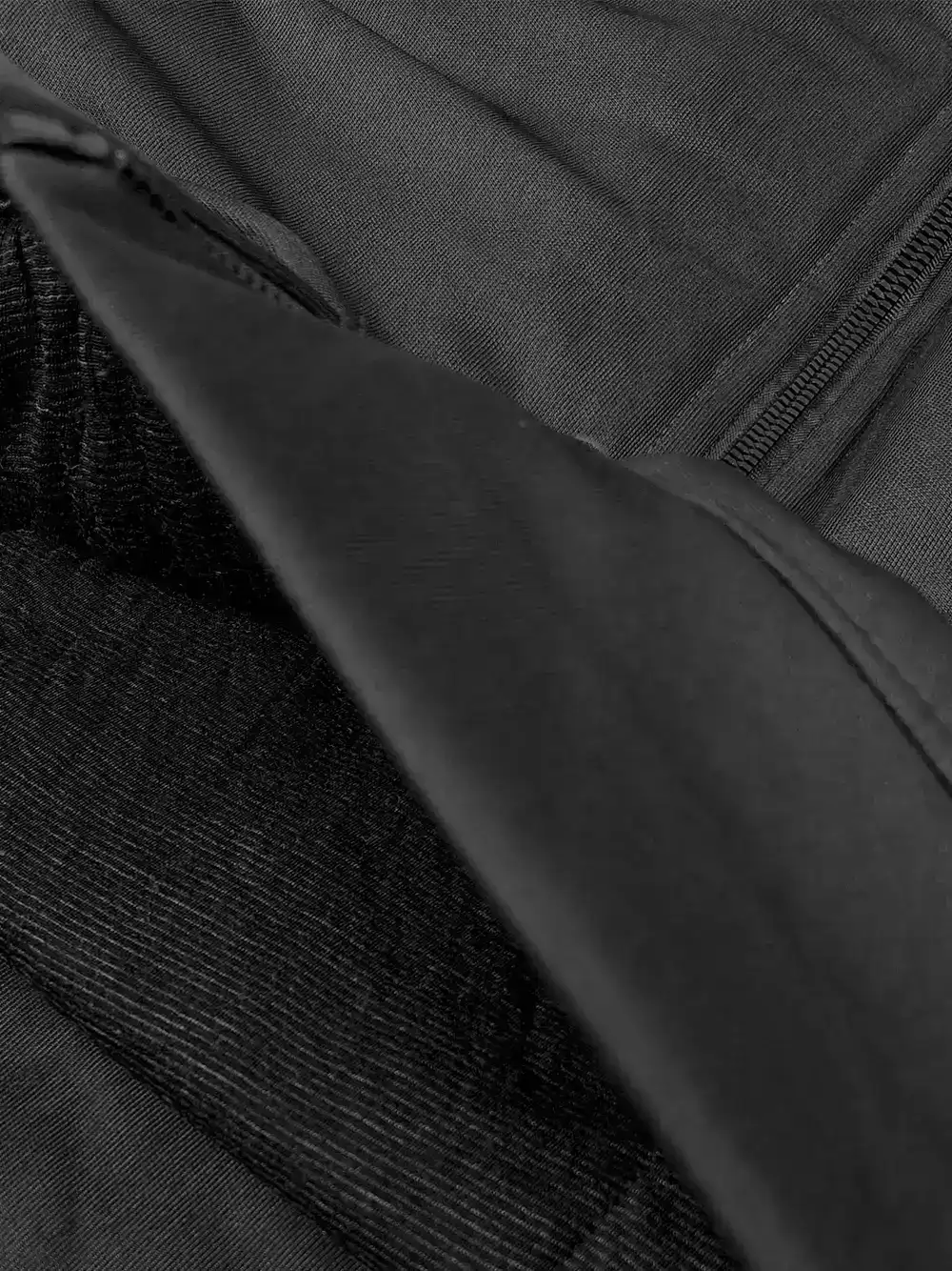 Payper Zipper Puffer Hoodie For Men-Black-PH01
