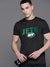 47 Single Jersey Crew Neck Tee Shirt For Men-Black with Print-SP1952