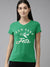 47 V Neck T Shirt For Women-Green-SP3090