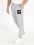 Adidas Terry Fleece Slim Fit Jogger Trouser For Men-Grey Melange-SP999