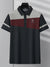 LV Summer Polo Shirt For Men-Navy with Grey Melange & Maroon-SP1439/RT2327