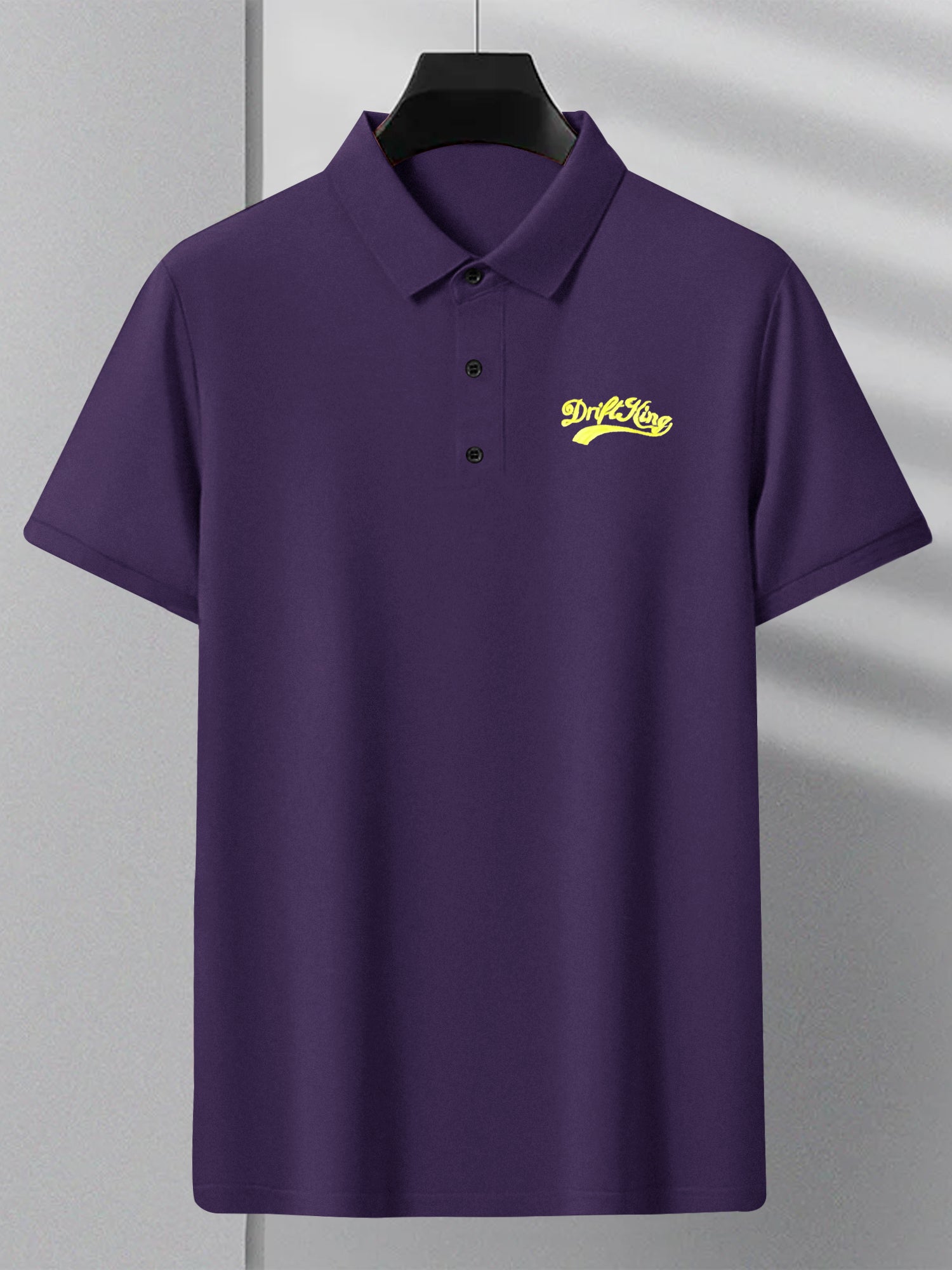 Drift King Summer P.Q Polo Shirt For Men-Purple-SP3176