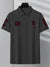 U.S.P.A Stylish Summer P.Q Polo Shirt For Men-Charcoal Melange-SP3221