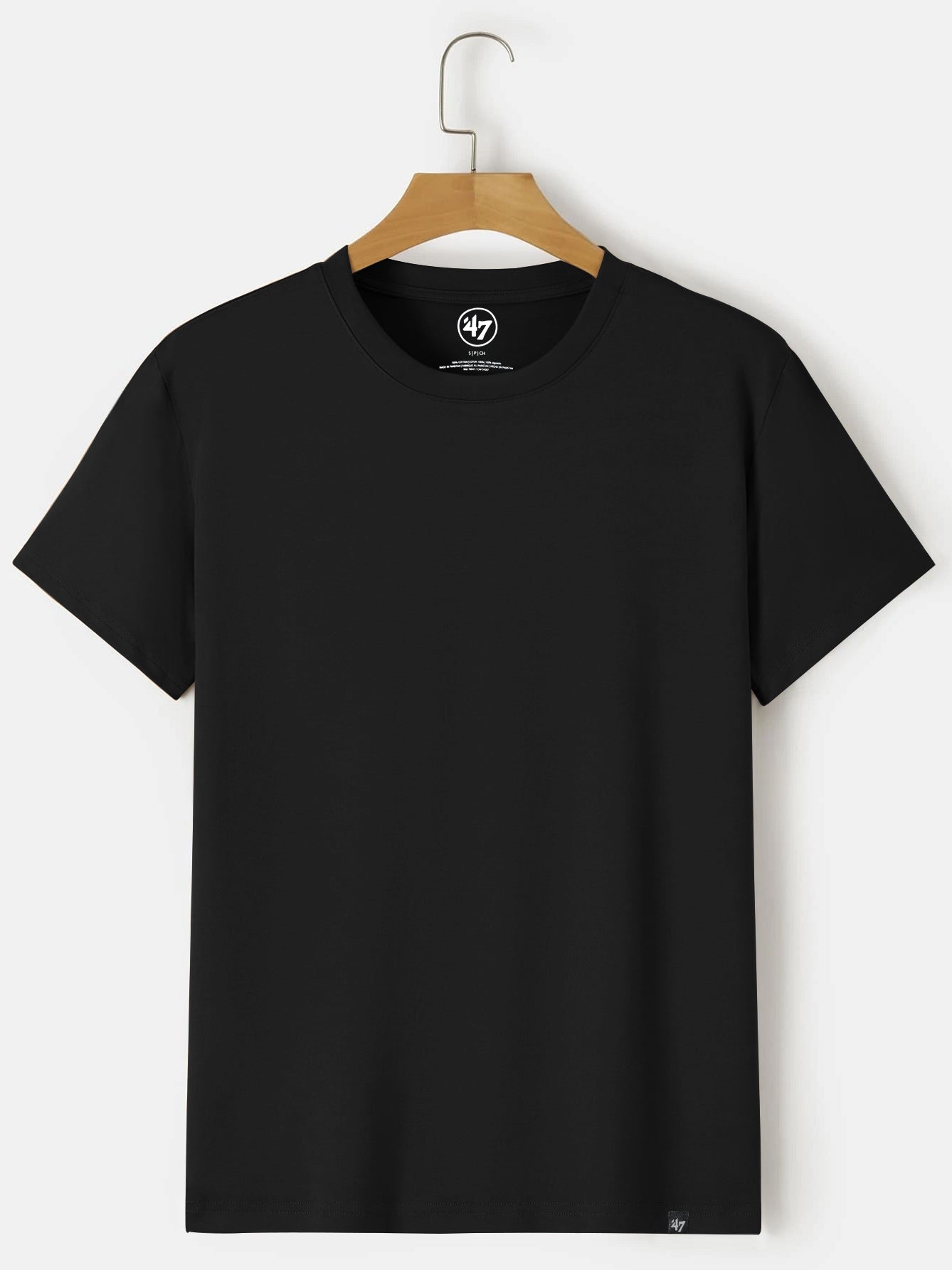 47 Single Jersey Crew Neck Tee Shirt For Men-SP2998