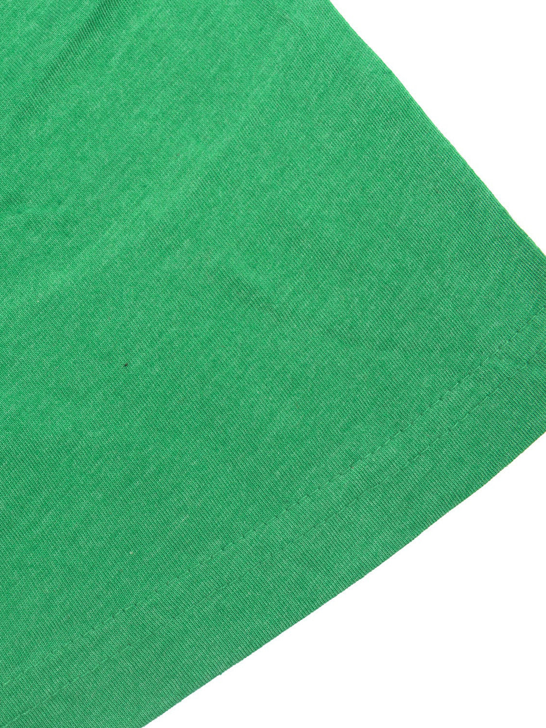 L.A.T Crew Neck Single Jersey Tee Shirt For Kids-Green Melange-SP2089