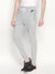 NK Fleece Slim Fit Trouser For Men-Grey Melange Melange-SP952