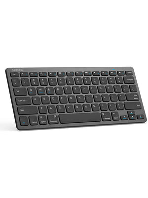 Ultra-Slim Bluetooth Keyboard Compatible with blutooth All Generation, and More Bluetooth Enabled Devices-BR593