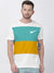 NK Crew Neck Single Jersey Tee Shirt For Men-White with Panels-SP2326