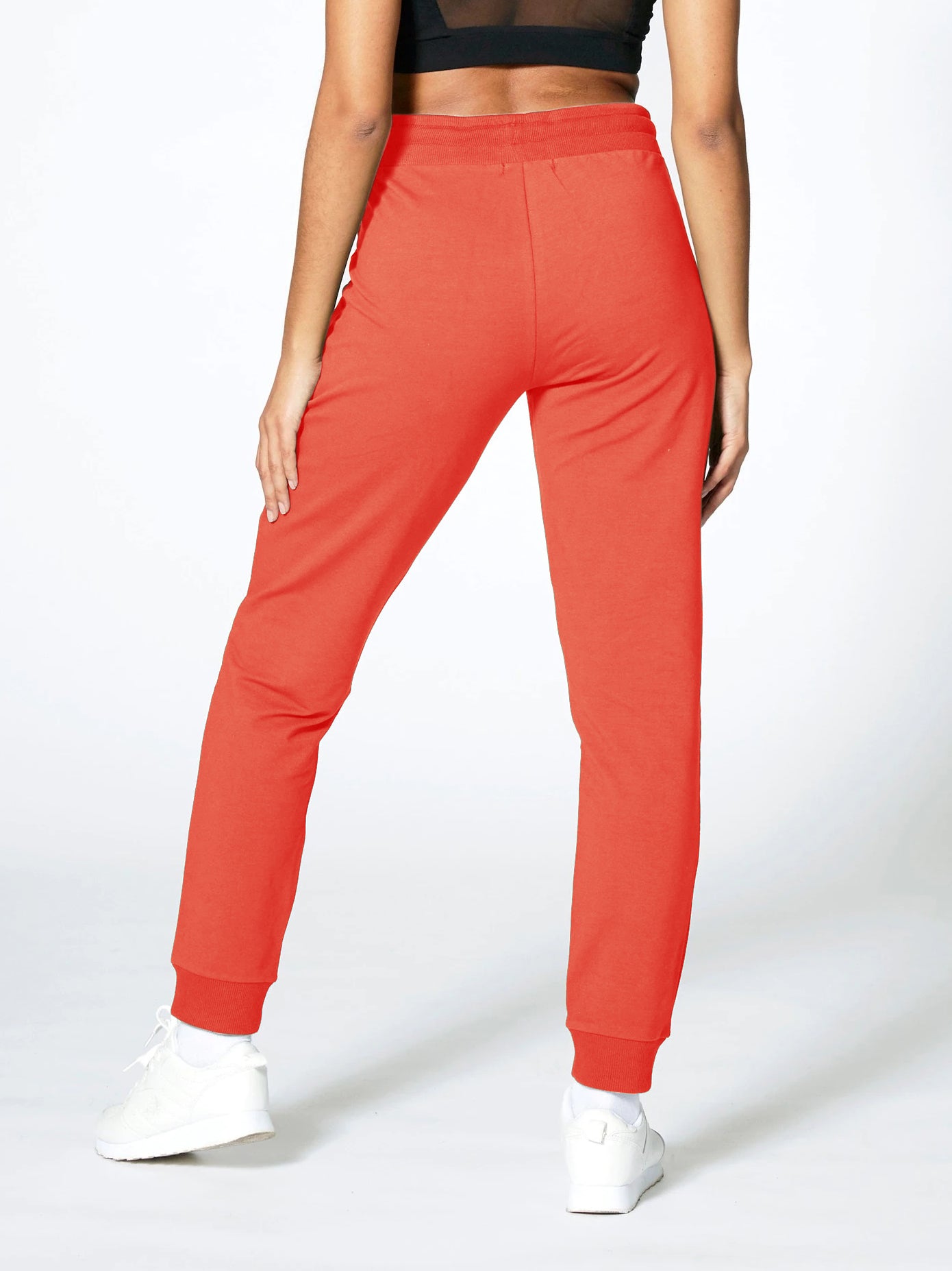 NK Fleece Slim Fit Trouser For Ladies-Orange-SP679