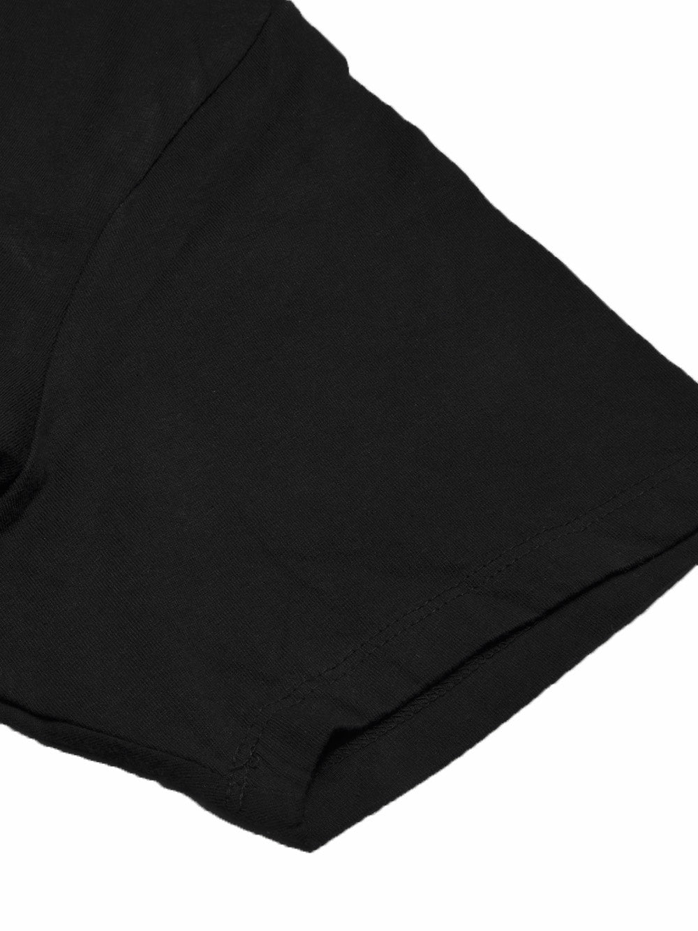 47 Single Jersey Crew Neck Tee Shirt For Men-Black with Print-BE1006/BR13246