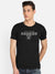 47 Single Jersey Crew Neck Tee Shirt For Men-Black with Print-BE1008/BR13248