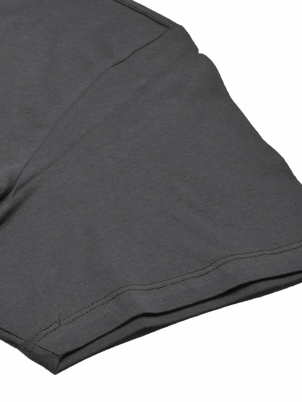 47 Single Jersey Crew Neck Tee Shirt For Men-Dark Grey with Print-BE1004/BR13244