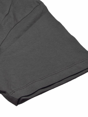 47 Single Jersey Crew Neck Tee Shirt For Men-Dark Grey with Print-BE1005/BR13245