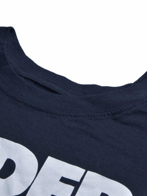 47 Single Jersey Crew Neck Tee Shirt For Men-Dark Navy with Print-BE1013/BR13251