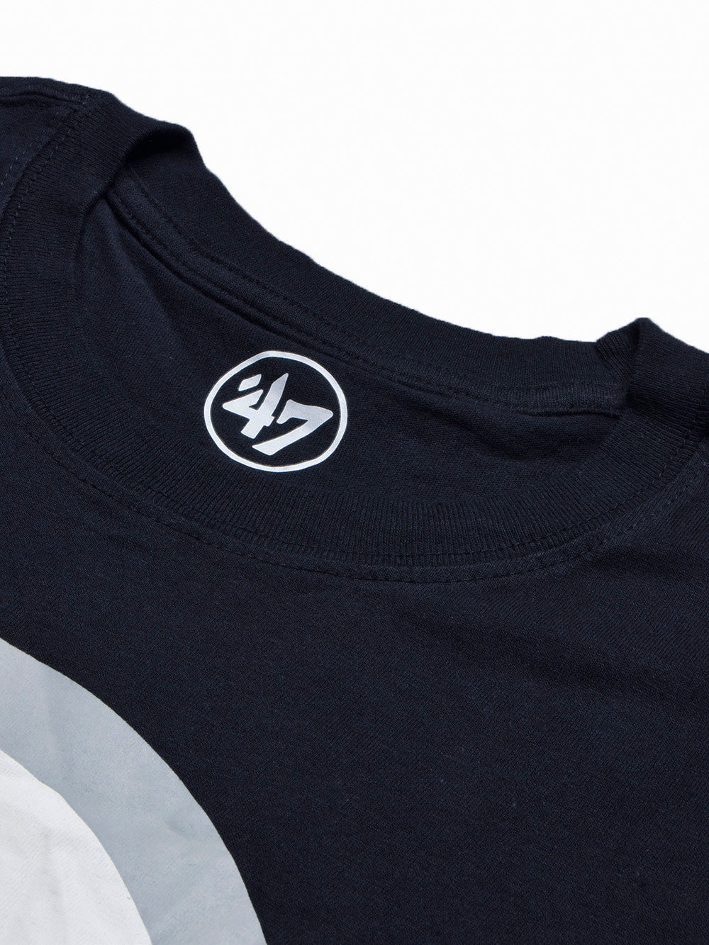 47 Single Jersey Crew Neck Tee Shirt For Men-Dark Navy with Print-BE1018/BR13255