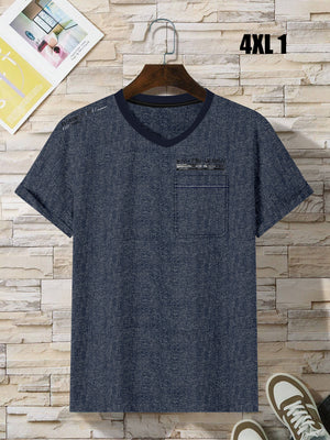 Fashion Single Jersey Tee Shirt For Men-BE1694