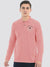 Louis Vicaci Long Sleeve P.Q Polo Shirt For Men-Pink-SP1746