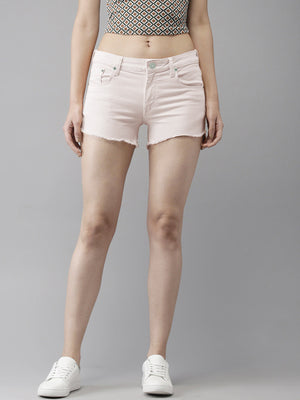 Old Navy Denim Short For Ladies-Baby Pink-SP2419