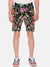 Next Summer Single Jersey Short For Men-Black with Allover Flowers Print-SP2056