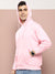 Boohoo Fleece Pullover Hoodie For Men-Pink-SP779