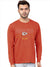 47 Single Jersey Crew Neck Long Sleeve Shirt For Men-Orange-SP1843