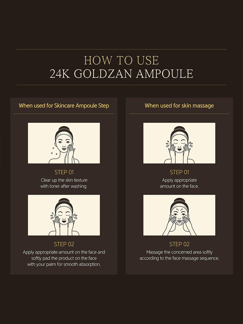 MAISON DE NATURE 24k GOLDZAN AMPOULE 100ml-RT540